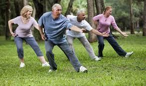 Outdoor exercise for seniors
